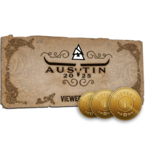 Austin 2025 Viewer Pass + 3 Souvenir Tokens