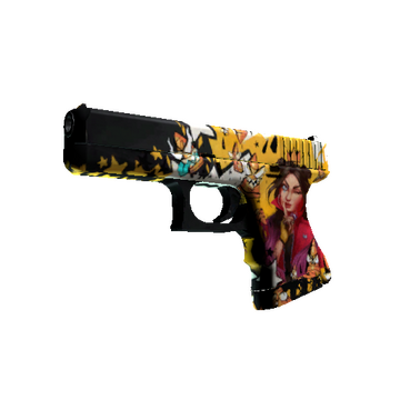 Glock-18 | Bullet Queen (Well-Worn)