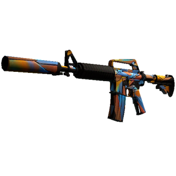 M4A1-S | Leaded Glass (Well-Worn)