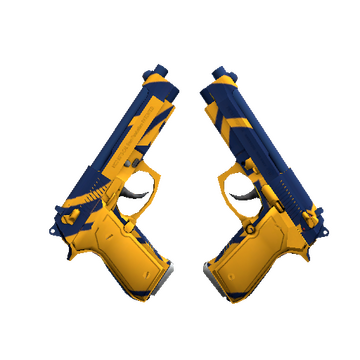 StatTrak™ Dual Berettas | Marina (Minimal Wear)