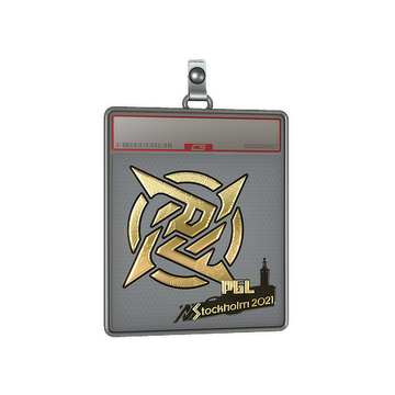 Sticker Slab | Ninjas in Pyjamas (Gold) | Stockholm 2021