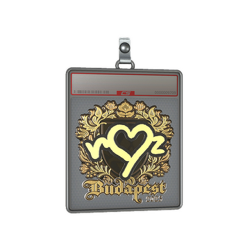 Sticker Slab | ropz (Gold) | Budapest 2025