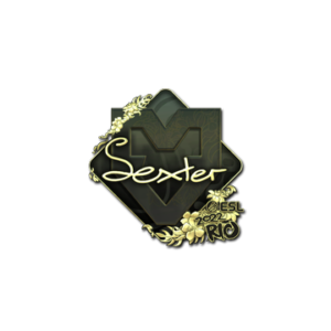Sticker | dexter (Gold) | Rio 2022