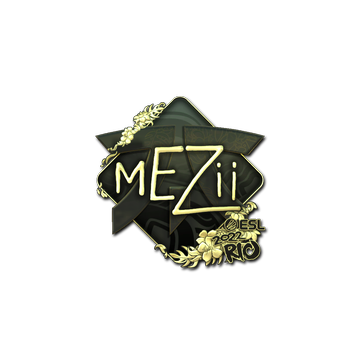 Sticker | mezii (Gold) | Rio 2022