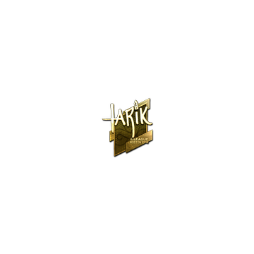 Sticker | tarik (Gold) | Boston 2018