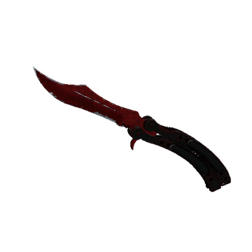 ★ Butterfly Knife | Crimson Web (Field-Tested)