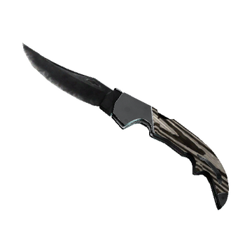 ★ Falchion Knife | Black Laminate (Field-Tested)