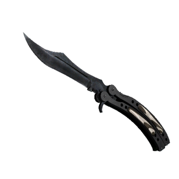 ★ StatTrak™ Butterfly Knife | Black Laminate (Factory New)