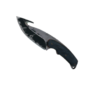 ★ StatTrak™ Gut Knife | Night (Battle-Scarred)