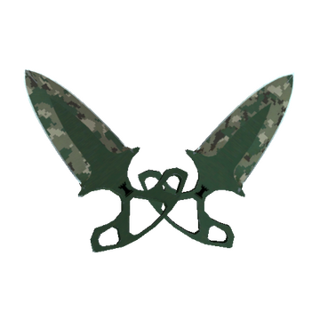 ★ StatTrak™ Shadow Daggers | Forest DDPAT (Well-Worn)