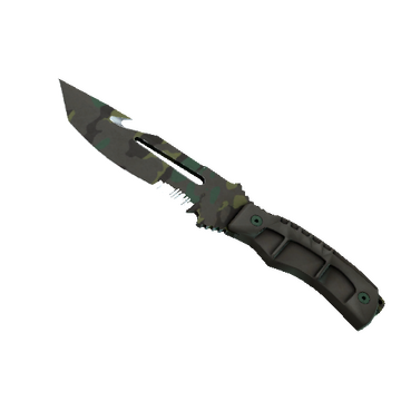 ★ StatTrak™ Survival Knife | Boreal Forest (Well-Worn)
