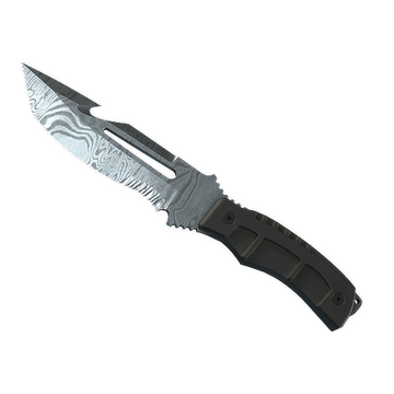 ★ StatTrak™ Survival Knife | Damascus Steel (Well-Worn)