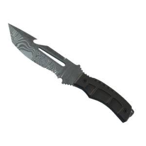 ★ Survival Knife | Damascus Steel (Battle-Scarred)