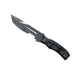 ★ Survival Knife | Night Stripe (Battle-Scarred)