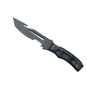★ Survival Knife | Night Stripe (Well-Worn)